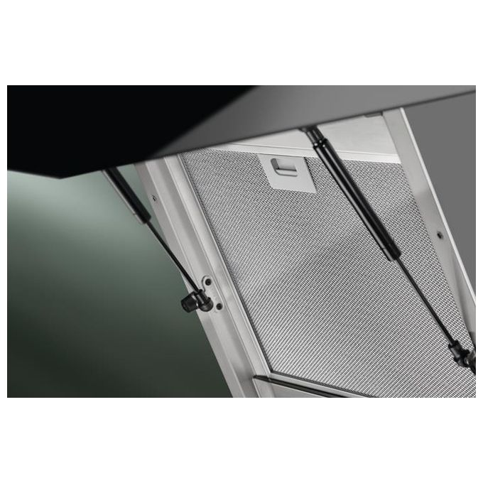 Electrolux KFVB19K Cappa a Camino Classe energetica A+ 5 Velocita' Aspirante o Filtrante SilenceTech Funzione Breeze 90 cm Nero