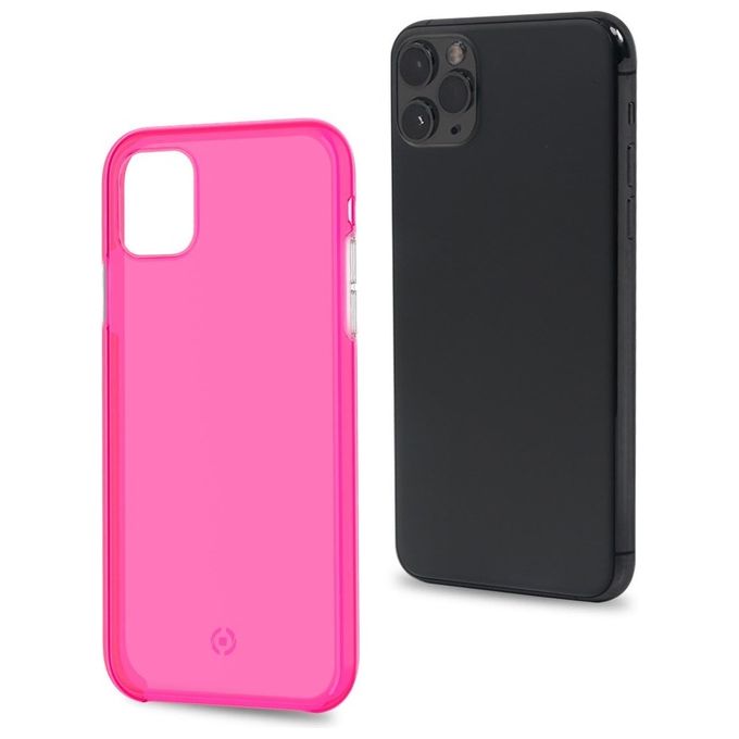 Celly Neon Cover per iPhone 11 Rosa