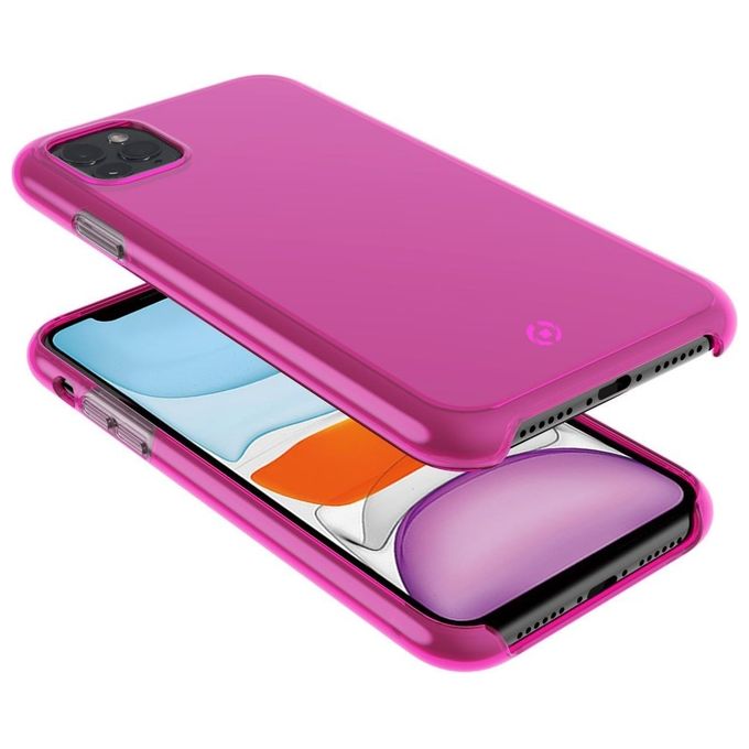 Celly Neon Cover per iPhone 11 Rosa