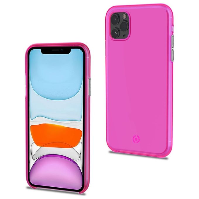 Celly Neon Cover per iPhone 11 Rosa
