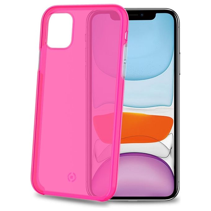Celly Neon Cover per iPhone 11 Rosa