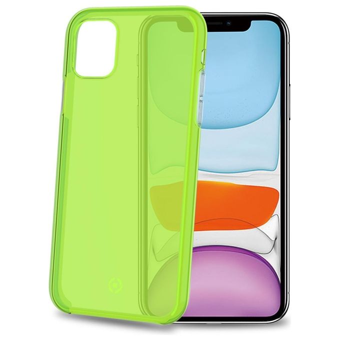 Celly Neon Cover per iPhone 11 Pro Giallo