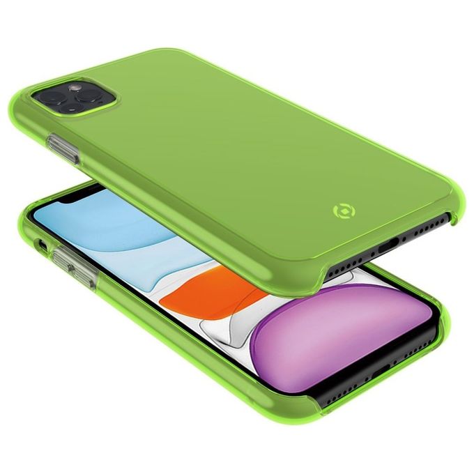 Celly Neon Cover per iPhone 11 Pro Giallo