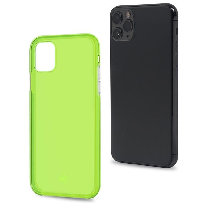 Celly Neon Cover per iPhone 11 Pro Giallo