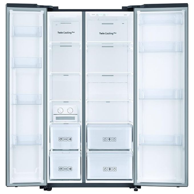 Samsung RS66N8101SL Frigorifero Side by Side Serie 8000 Capacita' 682 Litri Classe Energetica F (A++) No Frost Premium Multi flow Plus 174cm Silver