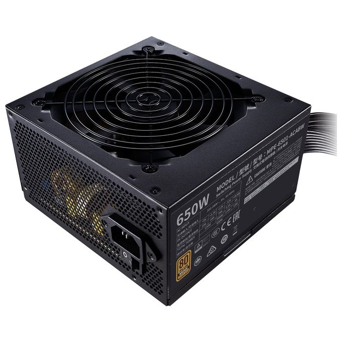Cooler Master MWE 650 Bronze 230V V2 Alimentatore per Computer 650W 24-pin ATX ATX Nero