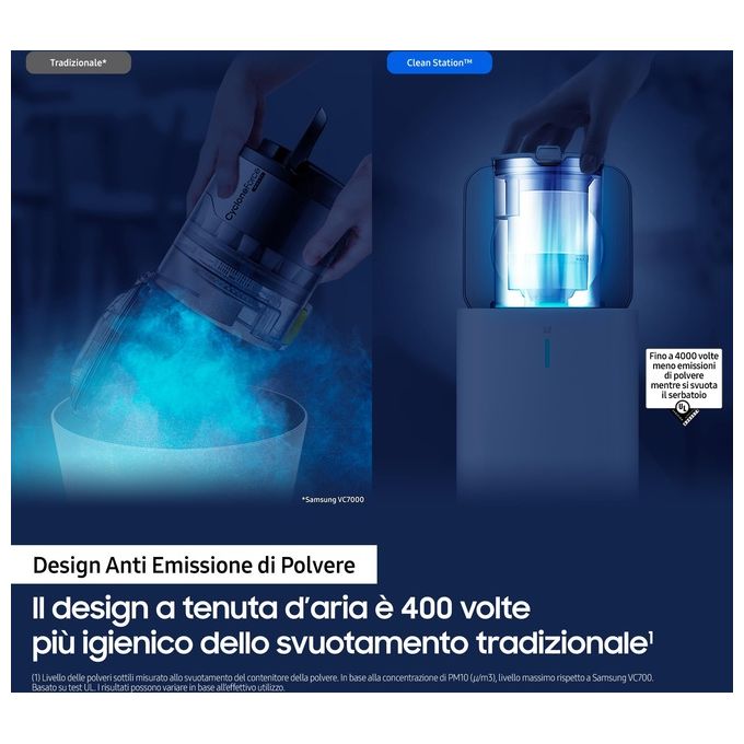 Samsung Clean Station VCA-SAE90A -  Stazione di Pulizia Nero