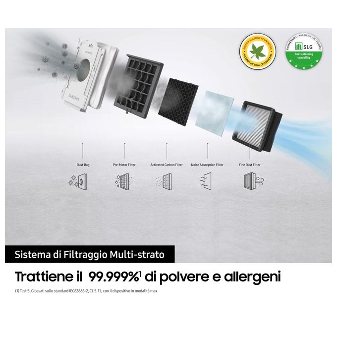 Samsung Clean Station VCA-SAE90A -  Stazione di Pulizia Nero