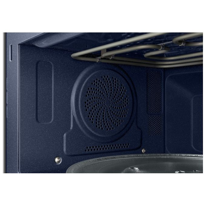 Samsung MC35R8058CE-ET Glass Design Forno a Microonde Combinato Capacita'35 Litri Potenza 900W 37 Programmi Cottura Ventilata Funzione Yogurt e Lievitazione Bianco