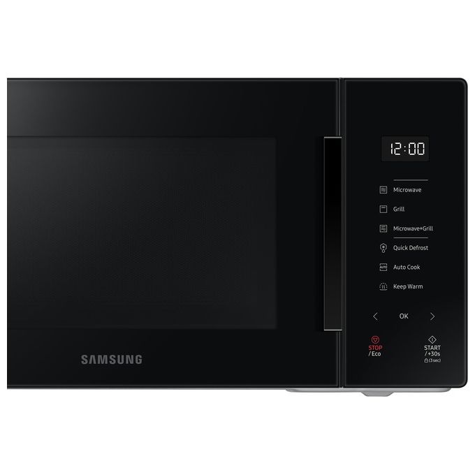 Samsung Grill Besposte Cottura Croccante MG23T5018AK Forno a microonde con grill 23 Litri 800W Classe A 6 livelli di potenza Nero