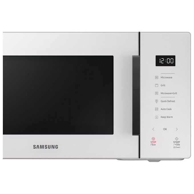 Samsung MG23T5018GE Forno a Microonde con Grill Capacita'23 Litri Potenza 800W Sistema TDS Quick defrost Cottura a Vapore Home Dessert Vaporiera Porcellana
