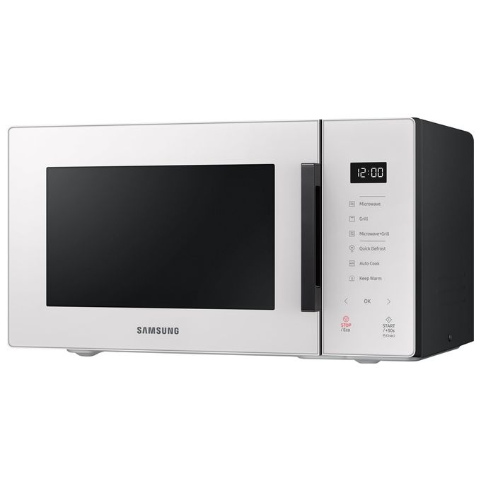 Samsung MG23T5018GE Forno a Microonde con Grill Capacita'23 Litri Potenza 800W Sistema TDS Quick defrost Cottura a Vapore Home Dessert Vaporiera Porcellana