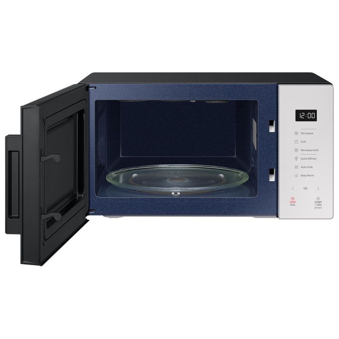 Samsung MG23T5018GE Forno a Microonde con Grill Capacita'23 Litri Potenza 800W Sistema TDS Quick defrost Cottura a Vapore Home Dessert Vaporiera Porcellana