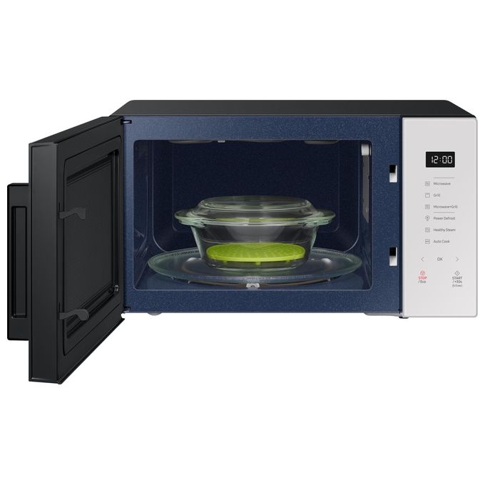 Samsung MG30T5018UE-ET Forno a Microonde Combinato Capacita'30 Litri Potenza 900 W Cottura a VaporeHome Dessert Vaporiera in vetro Nero-Bianco