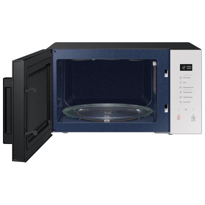 Samsung MG30T5018UE-ET Forno a Microonde Combinato Capacita'30 Litri Potenza 900 W Cottura a VaporeHome Dessert Vaporiera in vetro Nero-Bianco
