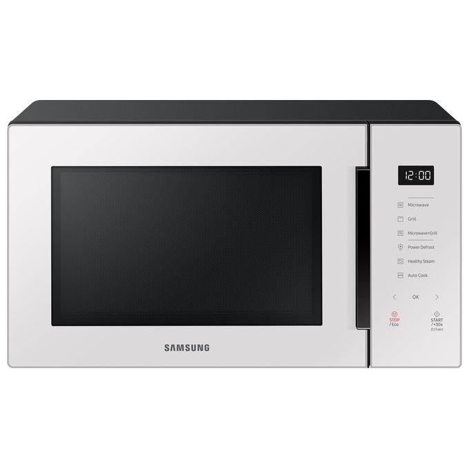 Samsung MG30T5018UE-ET Forno a Microonde Combinato Capacita'30 Litri Potenza 900 W Cottura a VaporeHome Dessert Vaporiera in vetro Nero-Bianco