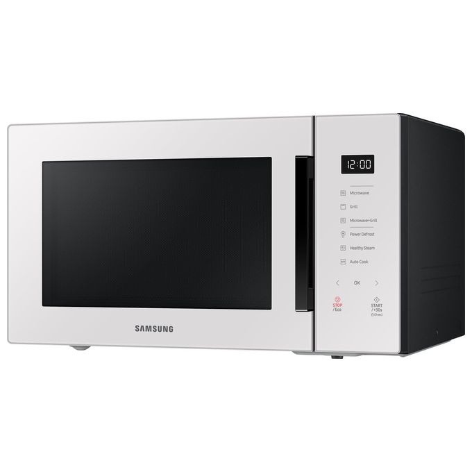 Samsung MG30T5018UE-ET Forno a Microonde Combinato Capacita'30 Litri Potenza 900 W Cottura a VaporeHome Dessert Vaporiera in vetro Nero-Bianco