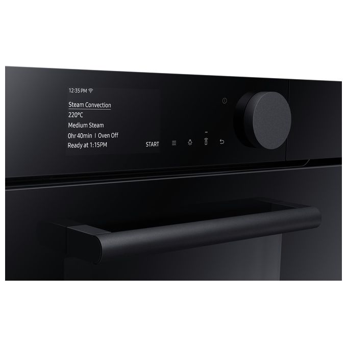 Samsung NQ50T8939BK Forno elettrico da Incasso a Vapore Capacita' 50 Litri Classe energetica A+ 40 programmi Wifi Nero