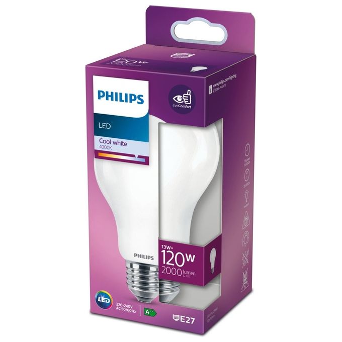 Philips Goccia Lampadina Led 120W e27 Luce Bianco Freddo