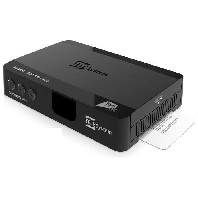 Telesystem Decoder Digitale Terrestre Dvb-s S2 Hevc Main10 Hd 1080p