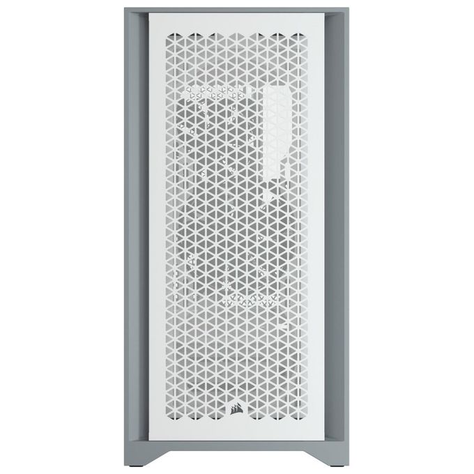 Corsair 4000D Airflow Case ATX Mid-Tower con Vetro Temperato Pannello Anteriore a Flusso d'Aria Elevato Pannello Laterale in Vetro Temperato Ampio Spazio Interno Due 120mm Ventole Incluse Bianco