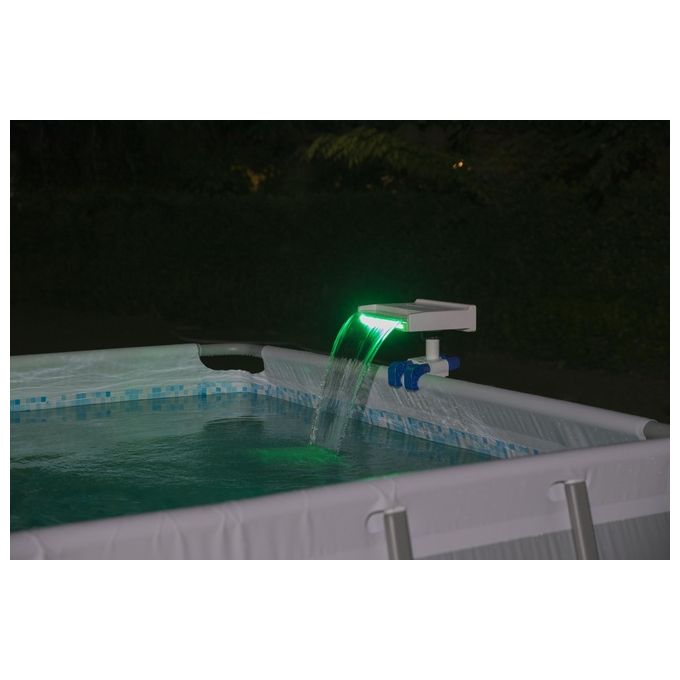Bestway Cascata Di Acqua Con Luci A Led Rilassante Per Piscina
