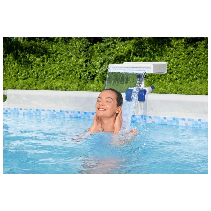 Bestway Cascata Di Acqua Con Luci A Led Rilassante Per Piscina