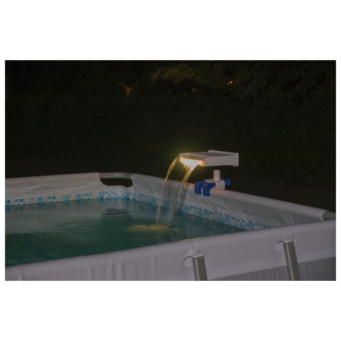 Bestway Cascata Di Acqua Con Luci A Led Rilassante Per Piscina
