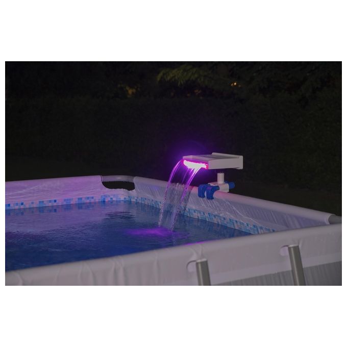 Bestway Cascata Di Acqua Con Luci A Led Rilassante Per Piscina