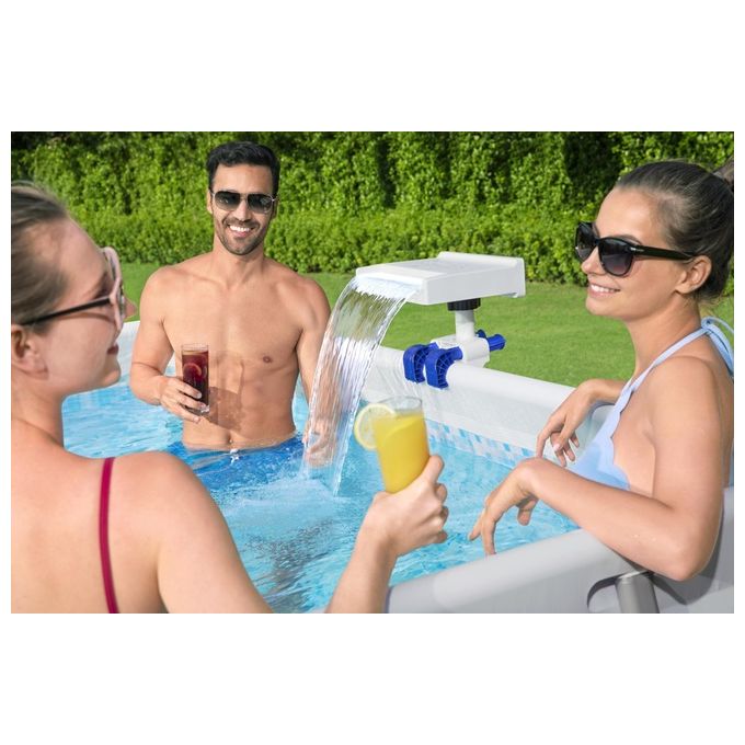 Bestway Cascata Di Acqua Con Luci A Led Rilassante Per Piscina
