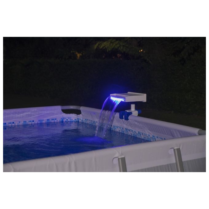 Bestway Cascata Di Acqua Con Luci A Led Rilassante Per Piscina