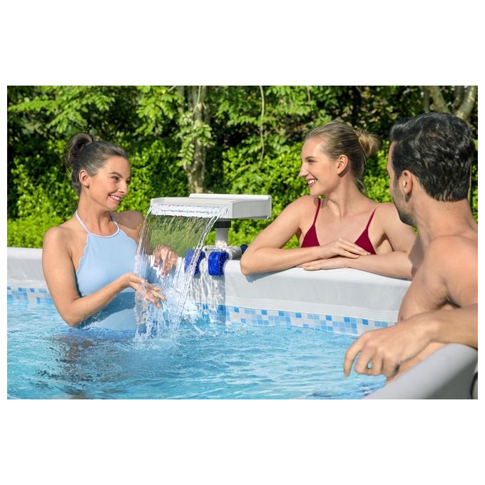 Bestway Cascata Di Acqua Con Luci A Led Rilassante Per Piscina