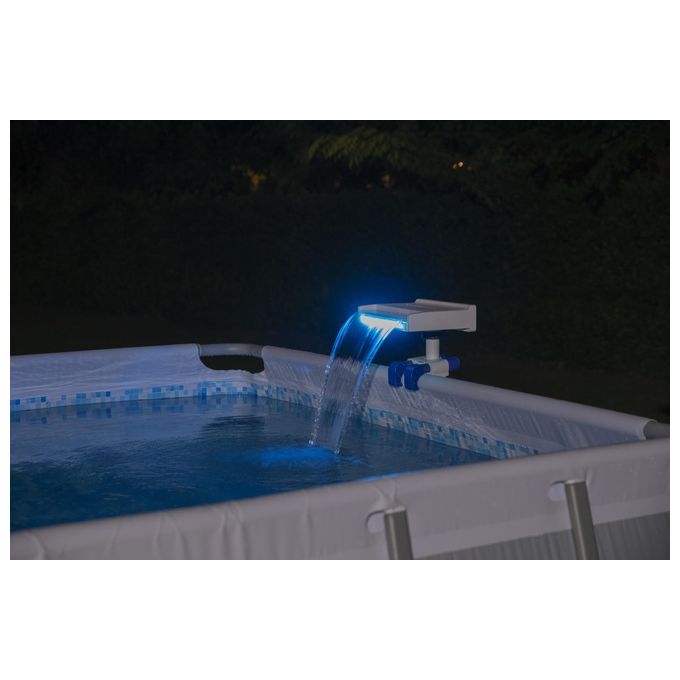 Bestway Cascata Di Acqua Con Luci A Led Rilassante Per Piscina