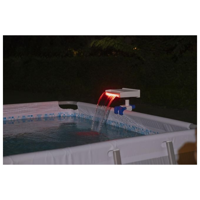 Bestway Cascata Di Acqua Con Luci A Led Rilassante Per Piscina