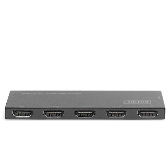 Digitus Splitter Hdmi Ultra Slim 1X4 4K-60Hz HDR HDCP 2.2 18Gbps Micro Usb Power