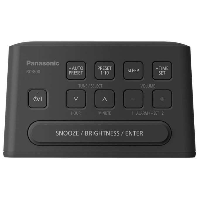 Panasonic RC-800EG Radio Orologio Nero