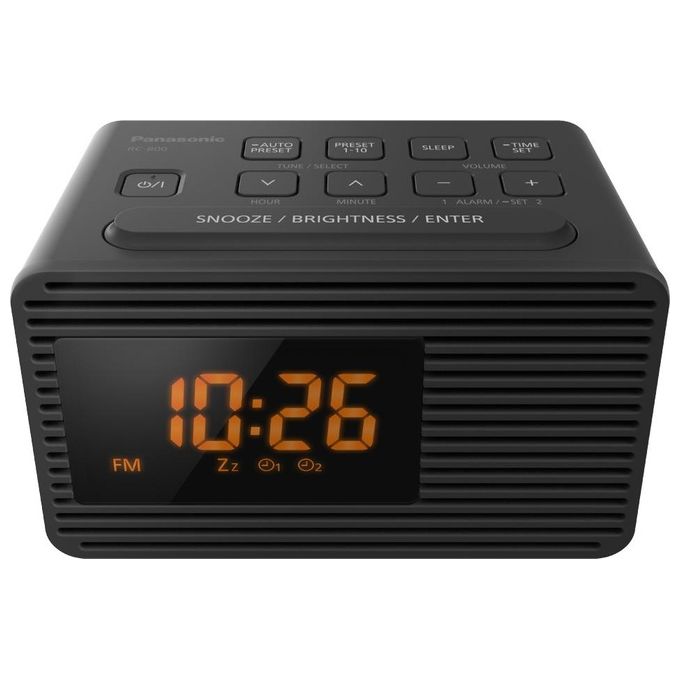 Panasonic RC-800EG Radio Orologio Nero