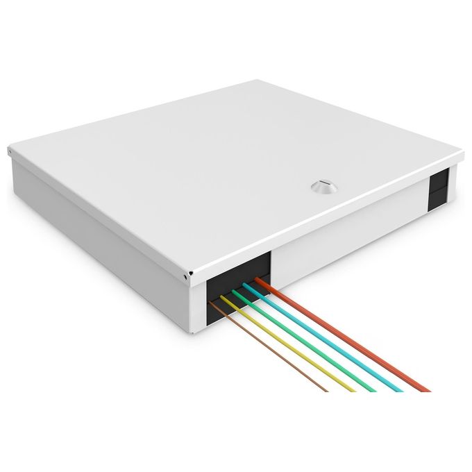 DIGITUS unibox fibra ottica per montaggio a parete 280 x 320 x 54 mm, grigio (ral 7035) digitus