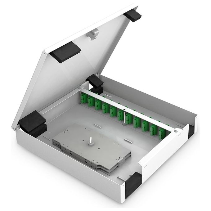 DIGITUS unibox fibra ottica per montaggio a parete 280 x 320 x 54 mm, grigio (ral 7035) digitus