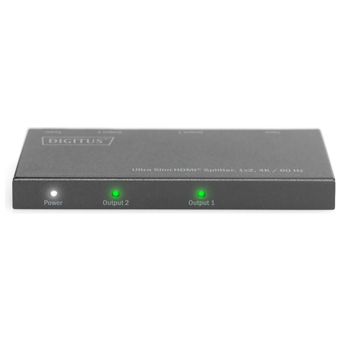 Digitus Splitter Ultra Slim Hdmi 1x2 4k-60hz Hdr Hdcp 2.2 18Gbps Micro Usb Power