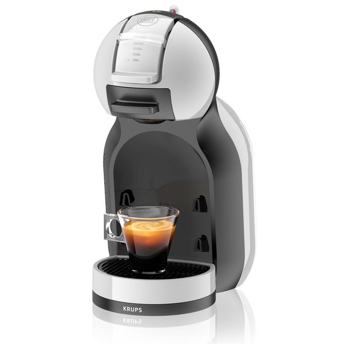 KRUPS Macchina da Caffe' Dolce Gusto Mini Me Grigio e Nero Compatta e Funzionale per Brevi Pause Caffe'