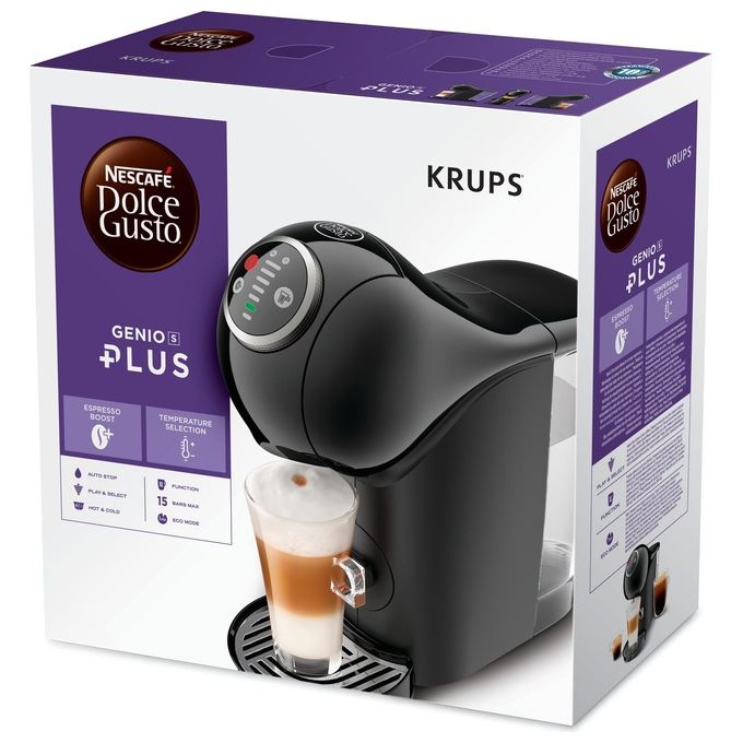 KRUPS Genio 2 Kp340 Macchina per Espresso Automatica e Manuale con Capacita' di 0.8 Litri per Caffe' di Alta Qualita'