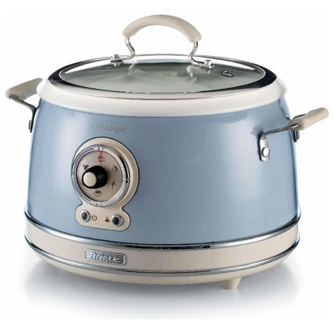 Ariete 2904 Rice Cooker and Slow Cooker Cuoci Riso 3,5 Litri 700W Celeste