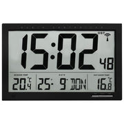 Tfa Dostmann Funk Orologio Digitale da Parete Nero