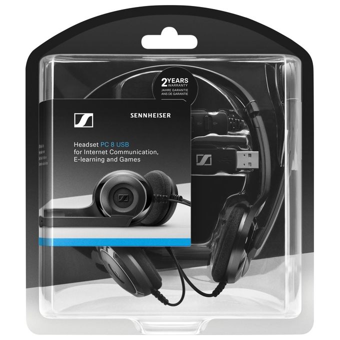 Sennheiser PC 8 Cuffia Microfonica Mono Usb
