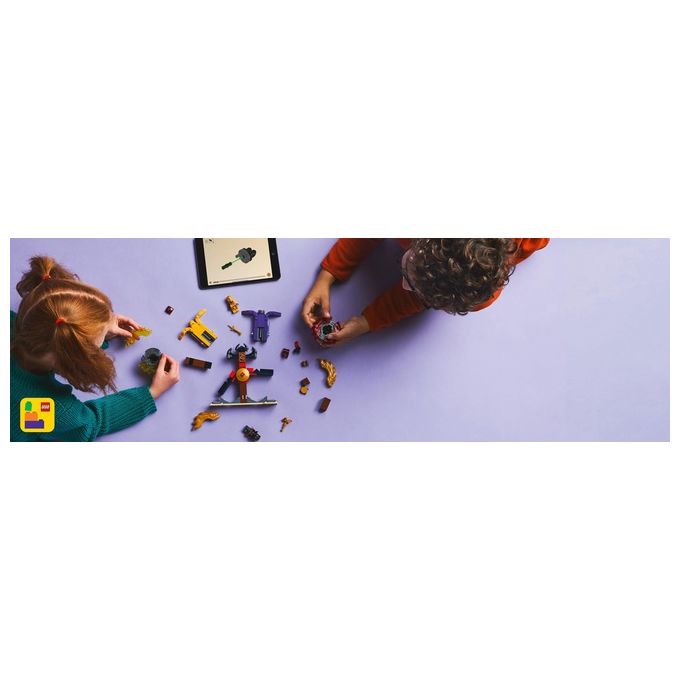 LEGO NINJAGO Battle Pack Draghi dello Spinjitzu - 2 Trottole Giocattolo Tempio Costruibile Elementi di Potere e 2 Minifigure Giochi per Bambini e Bambine da 6 Anni da La Rivolta dei Draghi 71826