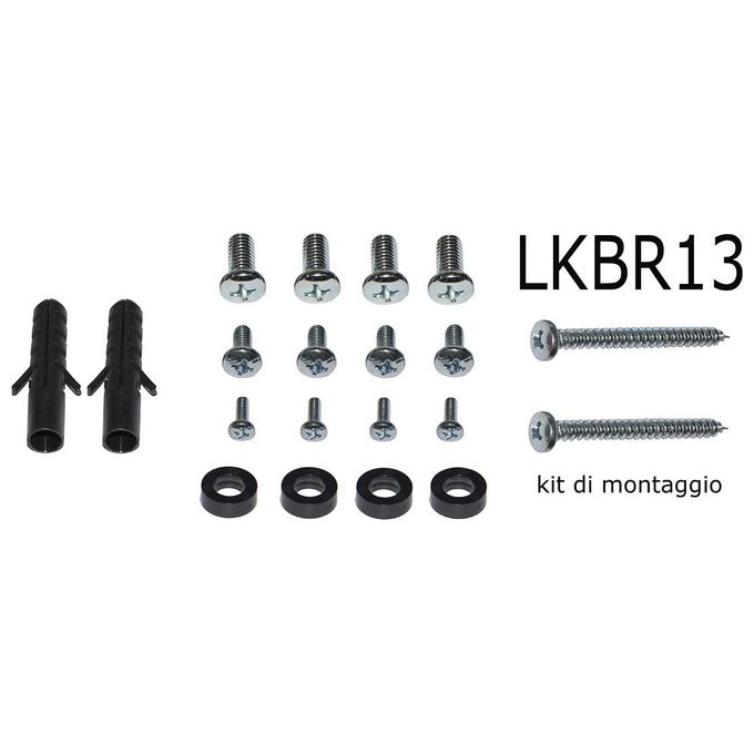 Link braccio a muro con 2 snodi per tv led-lcd da 13 a 37 fino a 15kg e vesa 100x100