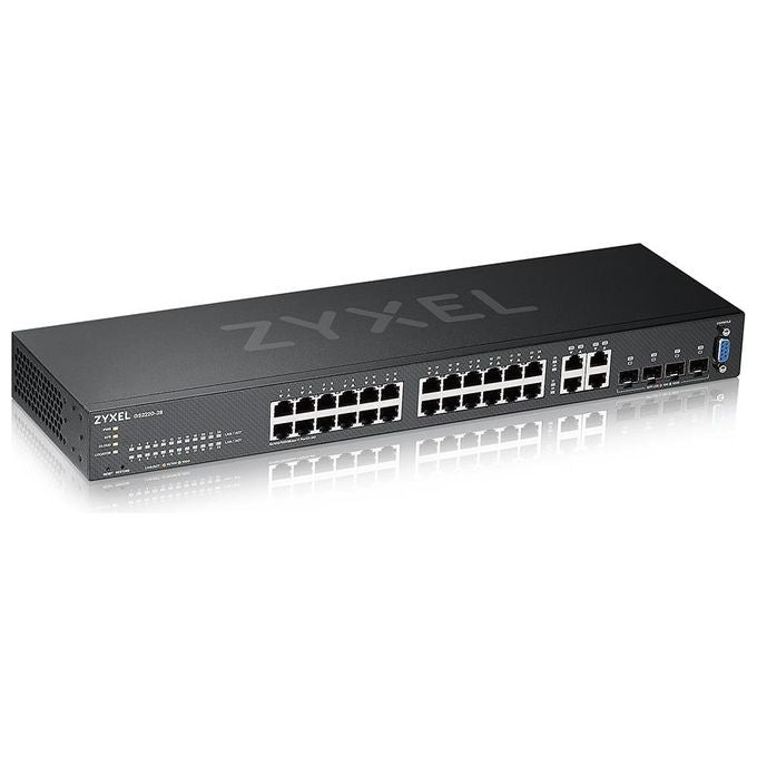 Zyxel GS2220-28-EU0101F Switch d Rete Gestito L2 Gigabit Ethernet 10-100-1000 Nero