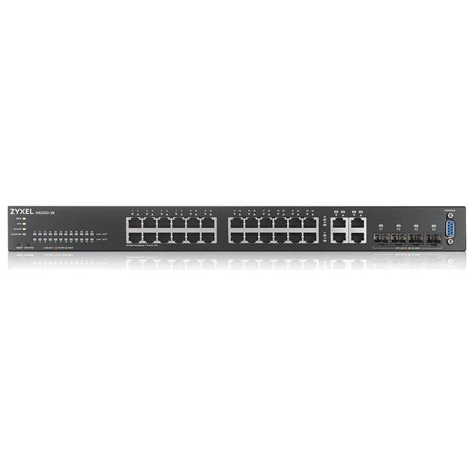 Zyxel GS2220-28-EU0101F Switch d Rete Gestito L2 Gigabit Ethernet 10-100-1000 Nero