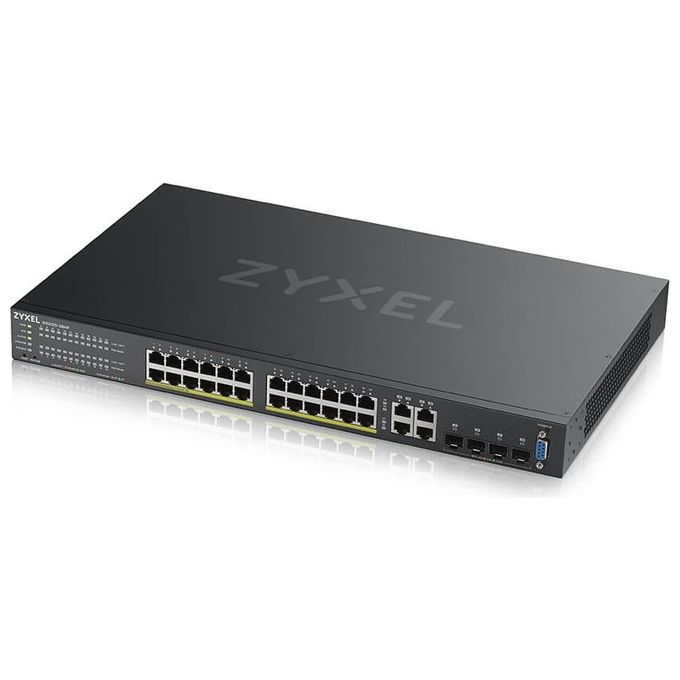 Zyxel GS2220-28HP-EU0101F Switch di Rete Gestito L2 Gigabit Ethernet 10-100-1000 Nero Supporto Power Over Ethernet